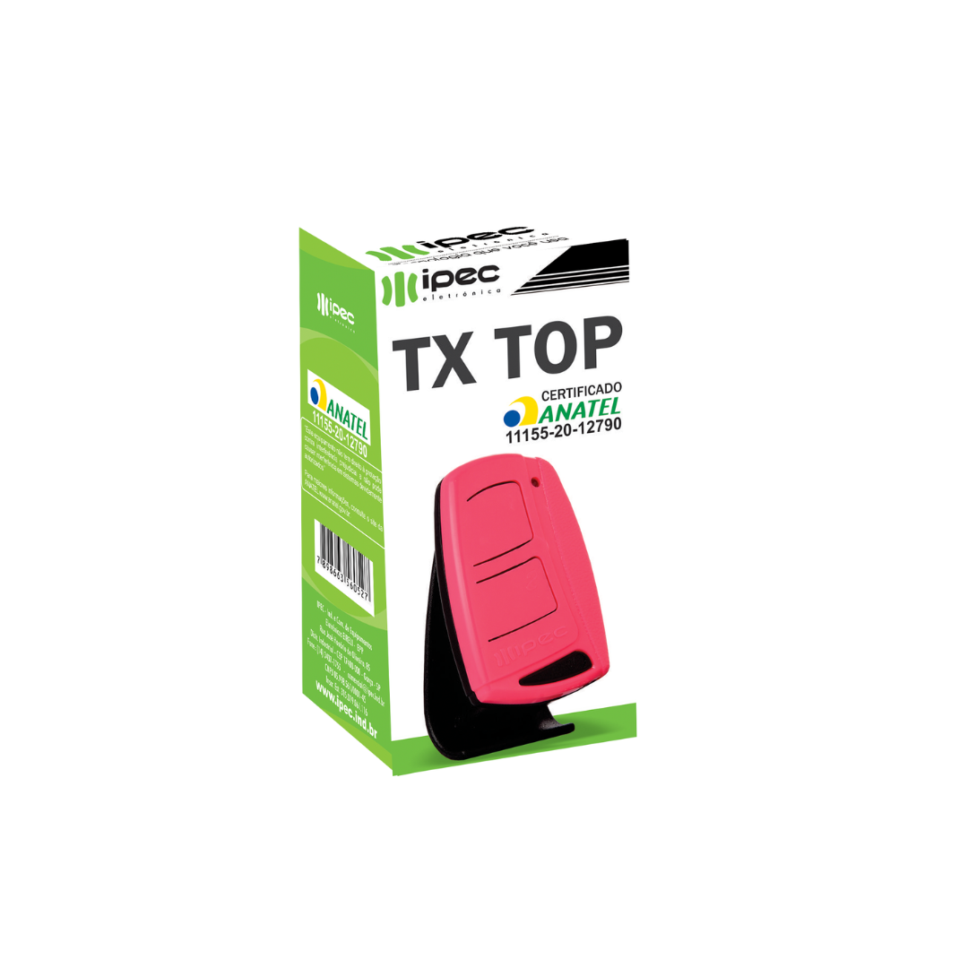 CONTROLE TOP MAIS ROSA 433,94 MHZ IPEC CONTROLE TOP MAIS ROSA 433,94 MHZ IPEC