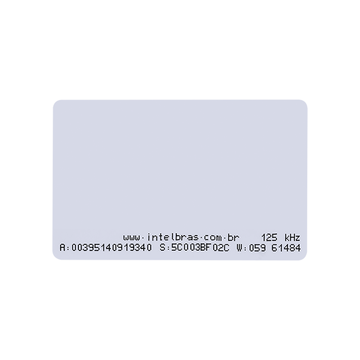 CARTAO AC POR APROXIMACAO RFID 125KHZ TH 2000 CARTAO AC POR APROXIMACAO RFID 125KHZ TH 2000