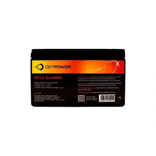 BATERIA GETPOWER 12V ALARME (GP 12-ALARME)