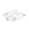 SUPORTE DA CAIXA PARA POSTE BRANCO STILUS