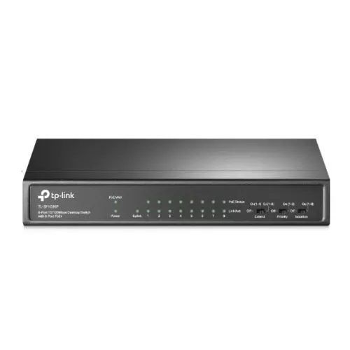 TP-LINK HUB SWITCH 09P TL-SF1009P 10/100 8P POE+