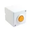 BOTAO PARA ACIONAMENTO STILUS BRANCO E AMARELO