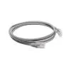 PATCH CORD 1.5M CAT5E C/ CAPA MOLDADA E PROT CINZA