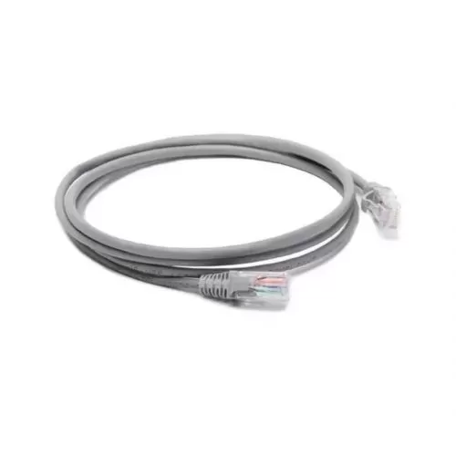 PATCH CORD 1.5M CAT5E C/ CAPA MOLDADA E PROT CINZA