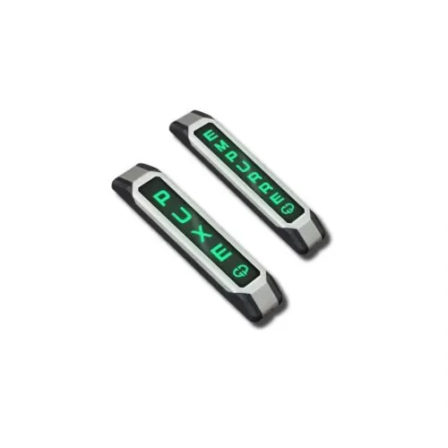 DISPLAY SINALIZADOR INOX PUXE/EMPURRE