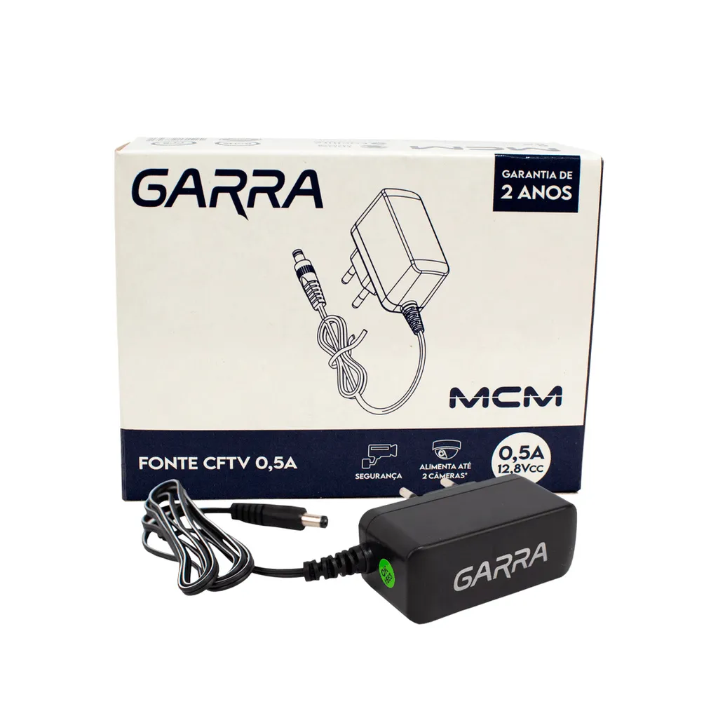 FONTE CFTV 0,5A 12,8VCC- FON1454-RS GARRA FONTE CFTV 0,5A 12,8VCC- FON1454-RS GARRA