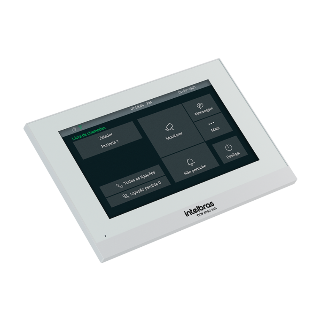 TERMINAL INT BRANCO VIDEO PORTEIRO IP- TVIP3000WIF TERMINAL INT BRANCO VIDEO PORTEIRO IP- TVIP3000WIF