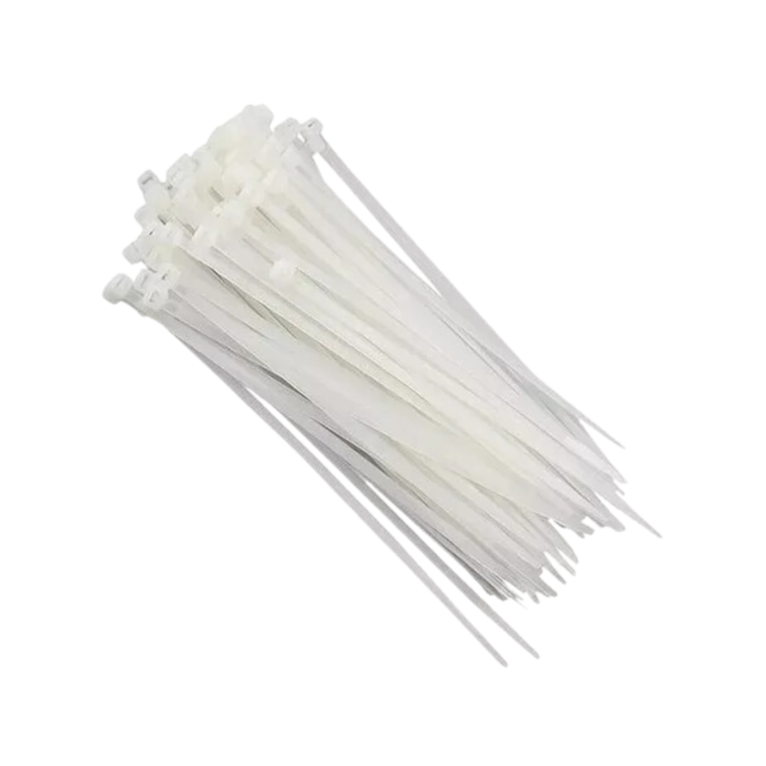 ABRAÇADEIRA DE NYLON 150MMX3MM BRANCA ABRAÇADEIRA DE NYLON 150MMX3MM BRANCA