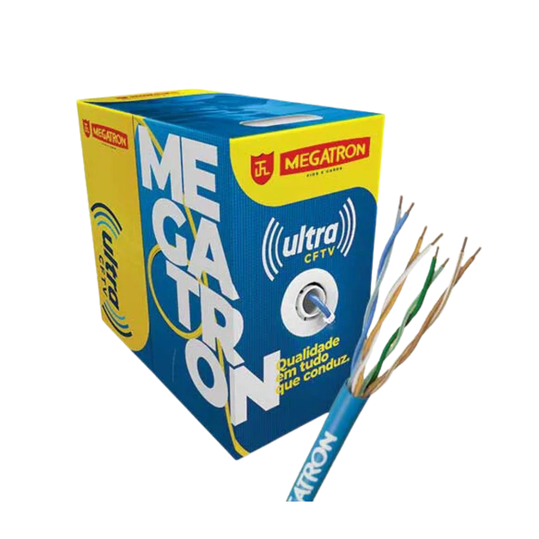 CABO ULTRA CFTV 4PX24AWG CCA CX 300M AZ CABO ULTRA CFTV 4PX24AWG CCA CX 300M AZ