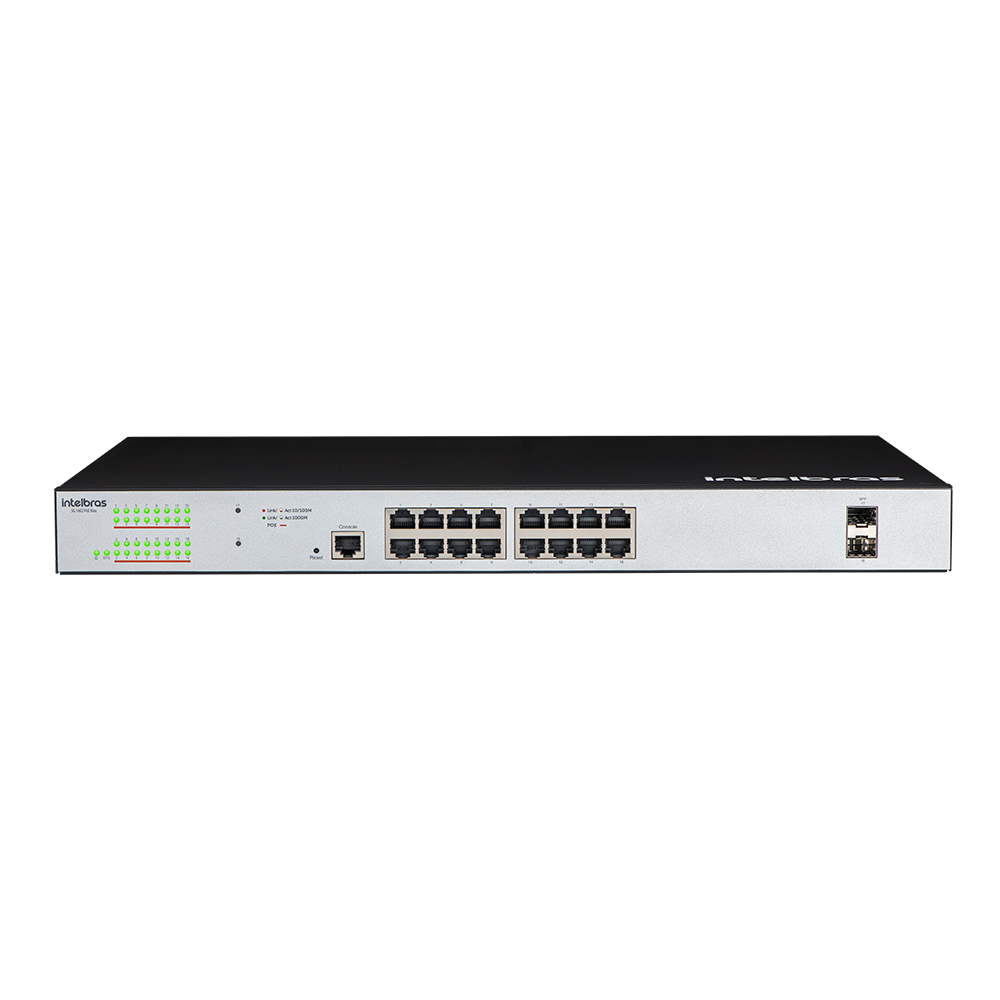 SWITCH GERENCIAVEL 16PG + 2PGBIC - SG 1602 POE MAX SWITCH GERENCIAVEL 16PG + 2PGBIC - SG 1602 POE MAX