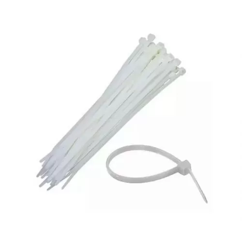 ABRAÇADEIRA DE NYLON 200MMX3MM BRANCA